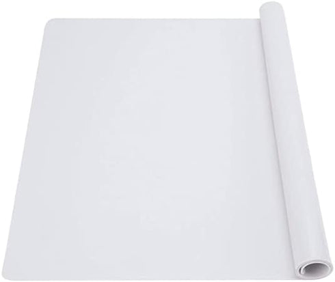 Non-Slip Silicone Small Baking Mat, Heat Resistant Refrigerator Pad, 11.8×15.7In (Translucent)