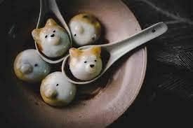 JapanBargain 1572x4 White Porcelain Soup Spoons - Japanese Chinese Rice Spoons, Pack of 4