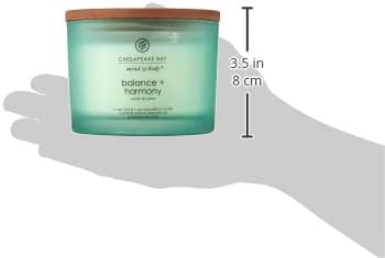 Chesapeake Bay Candle Scented Candle Balance + Harmony (Water Lily Pear) for Coffee Table Home Décor