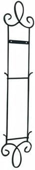 TRIPAR Augusta Narrow Vertical Plate Rack, Black, 2 Tiers - Lightweight & Durable