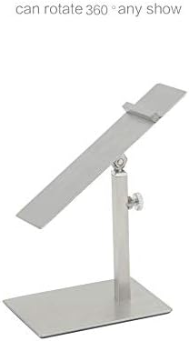 1 pcs Modern Mirror Polished Shoe Riser Sandal Shoe Store Metal Shoe Display Stand Rack Stand Adjustable Height (Mirror