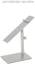 1 pcs Modern Mirror Polished Shoe Riser Sandal Shoe Store Metal Shoe Display Stand Rack Stand Adjustable Height (Mirror