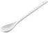 AKOAK 6.7 "Ceramic Egg Spoon (Set of 5), White Long-Handled Ceramic Spoon, Teaspoon for Coffee, Tea, Yogurt, Ice Cream, Sauces and Desserts, Espresso Stirring Spoon