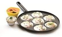 NonStick Mini Uttapam Pan, Mini Pancake Maker, Aluminium Uttapam Tawa with 7 Cavities