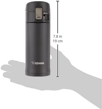 0.36-Liter Stainless Steel Travel Mug - Zojirushi, 12-Ounce, Black