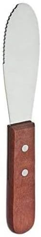 Wide Stainless Steel Spreader Kitchen Knives Set of 2 for Sandwiches, Butter, Cheese