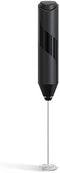 Cuisinox Electric Milk Frother, Handheld Stainless Steel Battery Powered Foam Maker for Coffee, Frappe, Latte