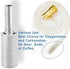 YOUHO 2PCS 0.5 Micron Diffusion Stone, Stainless Steel Aeration Stone with 1/4" Barb for Homebrew Wine Beer Soda