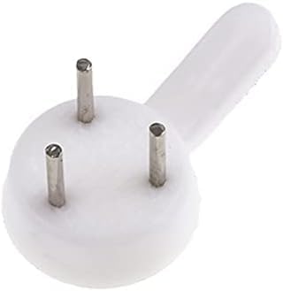 10Pcs White Non-Marking Hooks, Plastic Hanging Hooks for Painting Photo Frame Seamless Home Decor