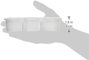 Imonata Triangle Sushi Mold, 7 x 2-1/4 x 1-1/2in, White