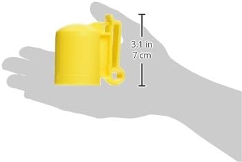 Zareba ITCPY-Z T-Post Safety Cap and Insulator, 10 per Bag - Yellow