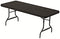 Iceberg iGear Stretch Fabric Table Top Cap Cover, Black, Fits 6' Tables, 30" W x 72" L