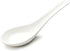 Sunrise Kitchen Supply 12 Pieces Super White Ceramic Spoons (5.0" L)