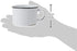 Abbott Collection Enamel Look Stoneware Cappuccino Mug, 27-ENAMEL/CAP WHT, White