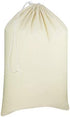 COTTON CRAFT Extra Large Laundry Bags - Heavy Duty Cotton Canvas Drawstring Closure Washable Laundry Bag - XL 28x36