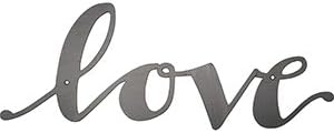 Primitives by Kathy "Love" Cutout Metal Sign for Home Decor