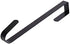 Sattiyrch 15" Wreath Hanger for Front Door - Sturdy Steel Over The Door Hook (Black, 1)