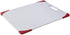 Farberware Nonslip Plastic Cutting Board, 11-Inch-by-14-Inch, White/Red by Farberware