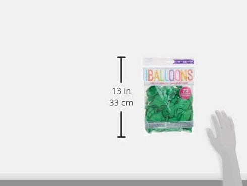 Lime Green Latex Balloons, 12" (72-Pack), Vibrant Quality for Celebrations