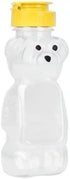 Generic 8 Oz Plastic Bear Honey Bottle Jars, Empty Honey Squeeze Bottle with Flip-top Lid for Storing and Dispensing