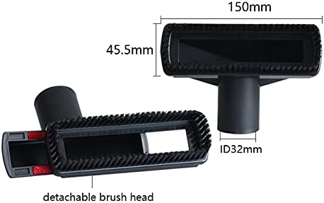 5pcs Vacuum Cleaning Set Accessories, 32mm Brush Nozzle Crevice Tool with 35mm to 32mm Hose Adapter