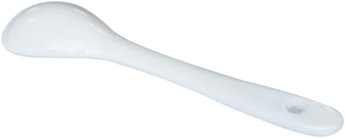 Albedel 6 4.7 inch White pcs Porcelain Egg Spoons Ceramic Spoons Coffee Dessert Yogurt Tea Milky Tea