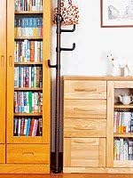 PRINCE HANGER One Touch Steel Coat Rack, Freestanding for Clothes, Hats, Bags, Silver