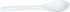 Albedel 6 4.7 inch White pcs Porcelain Egg Spoons Ceramic Spoons Coffee Dessert Yogurt Tea Milky Tea