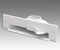 Central Vacuum Vac Pan, Toe Kick, White