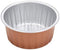 KEISEN 3 2/5" 125ml 100/PK 4OZ Disposable Aluminum Foil Cups for Muffin Cupcake Baking Bake Utility Ramekin Cup (Chestnut) by KEISEN