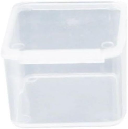 Square Clear Jewelry Storage Boxes, Reusable Plastic Beads Crafts Case Containers for Organization and Transport