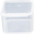 Square Clear Jewelry Storage Boxes, Reusable Plastic Beads Crafts Case Containers for Organization and Transport