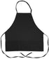 KNG Black 3 Pocket Adjustable Bib Apron for Men and Women -