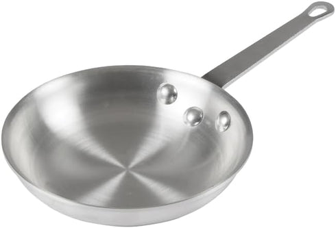 Winco AFP-7A Commercial-Grade Aluminium Fry Pan/Skillet, 7", Silver by Winco