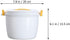 HEMOTON Microwave Rice Cooker Food Container: 2L Pasta Cooker Maker Oven Rice Cooker Steamer Microwave Cookware for Rice Chicken Pasta by Hemoton