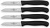 Sword & Crown Professional Paring Knife Set of 4, Easy to Grip, Super Sharp, Rust Free, Dishwasher Safe