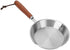 Sonew Mini Stainless Steel Frying Pan, 16CM Non Stick Egg Pan with Solid Wood Handle for Induction Cooker