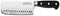 Winco KFP-73, 7" Acero Nakiri Knife, Hollow Ground Asian Style Knife with Black POM Handle, Vegetable Knife, Japanese Cleaver Chopping Knife, NSF by Winco