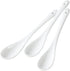 AKOAK 5-Inch White Ceramic Spoon - Ideal for Coffee, Tea, Yogurt, and Desserts