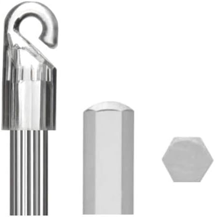 New Blind Wand/Rod - Color Clear, High Strength (12" Hook 2 Pack)