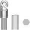 New Blind Wand/Rod - Color Clear, High Strength (12" Hook 2 Pack)