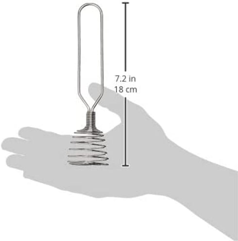 Fox Run French/Spring Coil Whisk, Metallic, 7.25 x 1.75 x 1.75 inches