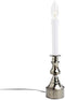 Dimmable Electric Window Candle with Multi Timer IR Controller, Metal Base Christmas Candles, 1 Set + Extra Bulb