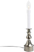 Dimmable Electric Window Candle with Multi Timer IR Controller, Metal Base Christmas Candles, 1 Set + Extra Bulb