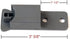W10917049 Handle End Cap Replacement for Whirlpool Refrigerator, Fits W10838116