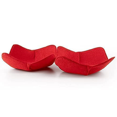 Kitchen Plate Hugger for Microwave, 2 Pack Hot Pads for Bowls and Plates, Food Huggers for Microwave Use