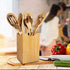 Nightmare Wooden Spoons, Fun Idea Serving Utensils Set, Burned Bamboo Kitchen Spoons, 5 Piece