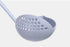 2 In 1 Kitchen Ladle Soup Pan Spoon with Filter Strainer, Blue