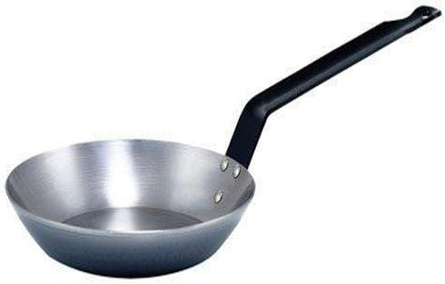 Winco , 8-5/8-Inch French Style Fry Pan, Carbon Steel Frying Pan with Extra Long Solid Metal Handle by Winco