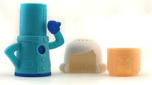 Chilly Blue Mama Fridge Odor Absorber - Refrigerator Moisture Absorber & Freshener Holder with Baking Soda